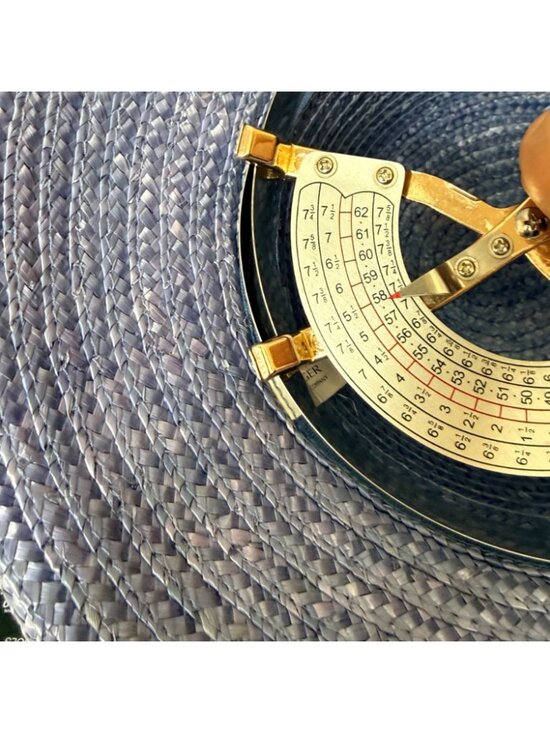 Vintage Villager Periwinkle Straw Cloche Hat Floral Rosette Church Derby Party main image 4